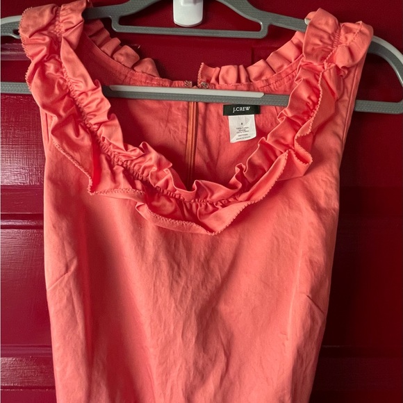 J. Crew Ruffle collar belted dress - Picture 3 of 5